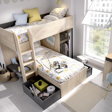 Pokój dziecięcy z łóżkiem piętrowym