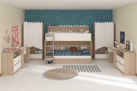 Pokój dziecięcy z łóżkiem piętrowym Shelter maxi