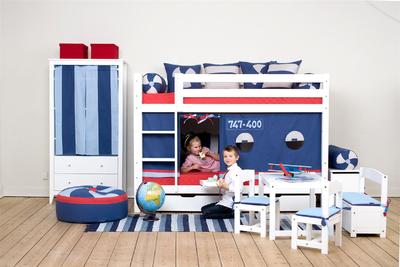 Dětský pokoj pro dvě děti Aeroplane-XXL-A19-1