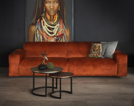 Sofa tapicerowana Beaumont czerwona