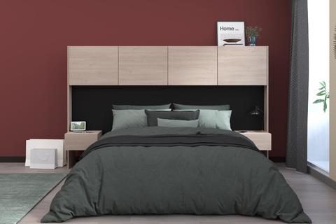 Łóżko z nadstawką Santorin czarne