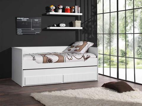 Łóżko dziecięce z dostawką i szufladami Robin ROKB9014