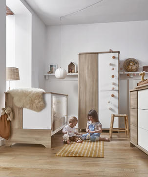 Zaprojektuj pokój dziecięcy dla niemowlaka i przedszkolaka Sacha dąb