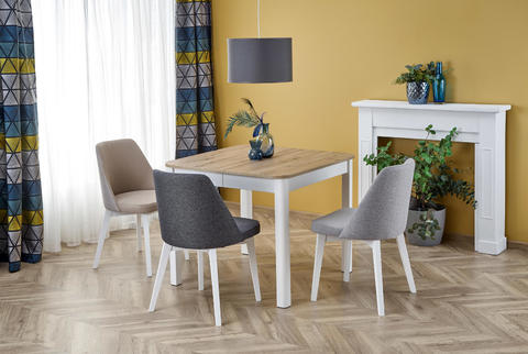 Zestaw jadalniany stół i trzy krzesła Flavio kolory