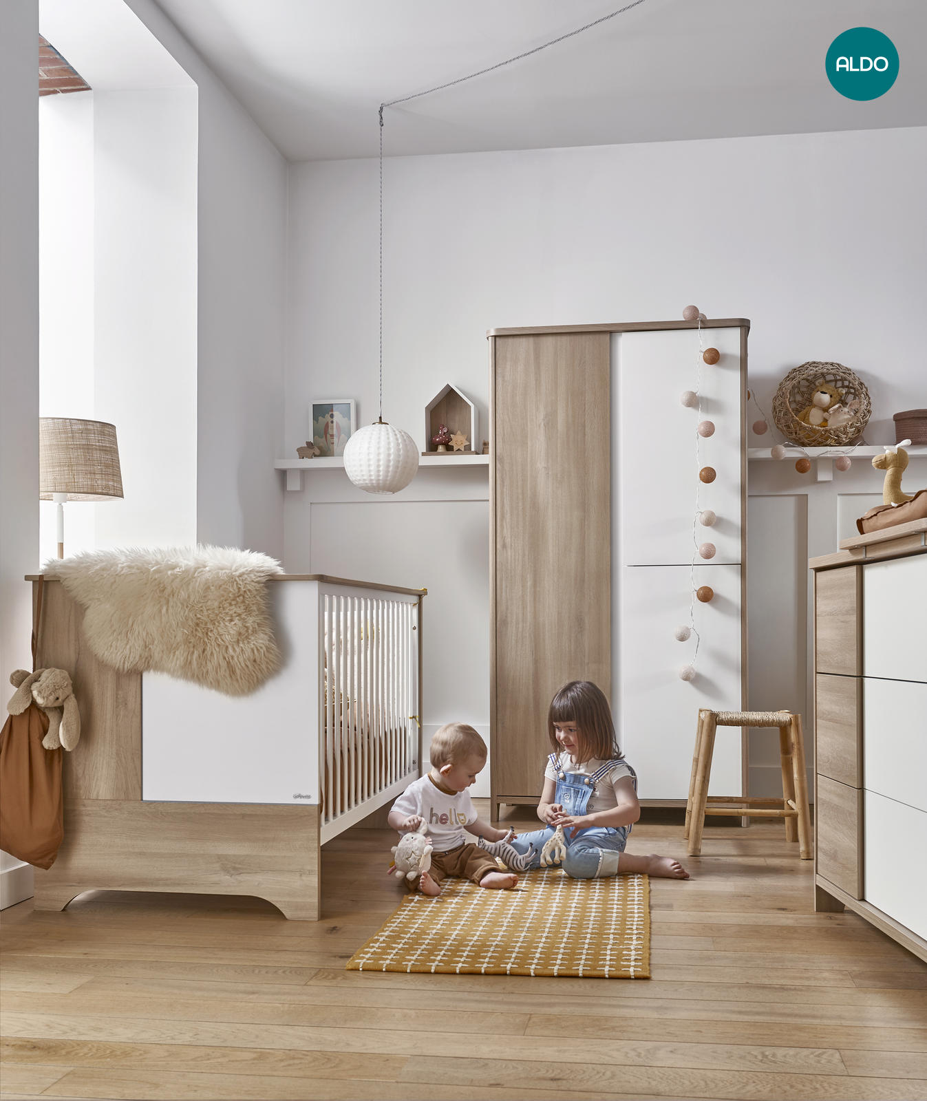 Zaprojektuj pokój dziecięcy dla niemowlaka i przedszkolaka Sacha dąb