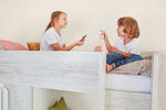 Łóżko piętrowe dla dwójki dzieci Bo1 - białe