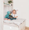 Łóżko piętrowe dla dwójki dzieci Bo1 90x200 – białe
