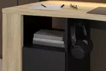 Biurko z półkami w zestawie Meta-Gaming