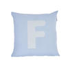 Niebieska poduszka F, prostokątna 