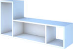 Łóżko piętrowe z biurkiem BO10 niebieskie - edycja limitowana