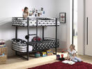 Metalowe łóżko piętrowe dla dwójki dzieci - Oscar