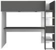 Łóżko piętrowe z biurkiem Bo2 – grafit