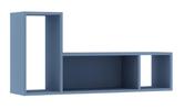 Łóżko piętrowe z biurkiem Bo2 - niebieski