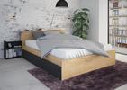 Nowoczesne łóżko dla nastolatka Jazz - beton