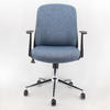 Designerski fotel o minimalistycznym designie Poseidon blue