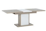 Designerski stół rozkładany do jadalni Aston oak, white