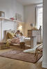 Półka dziecięca z drążkiem do szafy w skandynawskim designie Sacha dąb