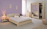 sypialnia Split w kolorze akacji