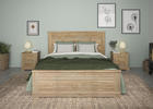 Meble do wyposażenia sypialni w country designie, kolekcja Thelma light oak