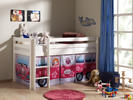 Dětská postel také dostupná s motivem pro holky
