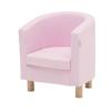 Fotel dziecięcy różowy