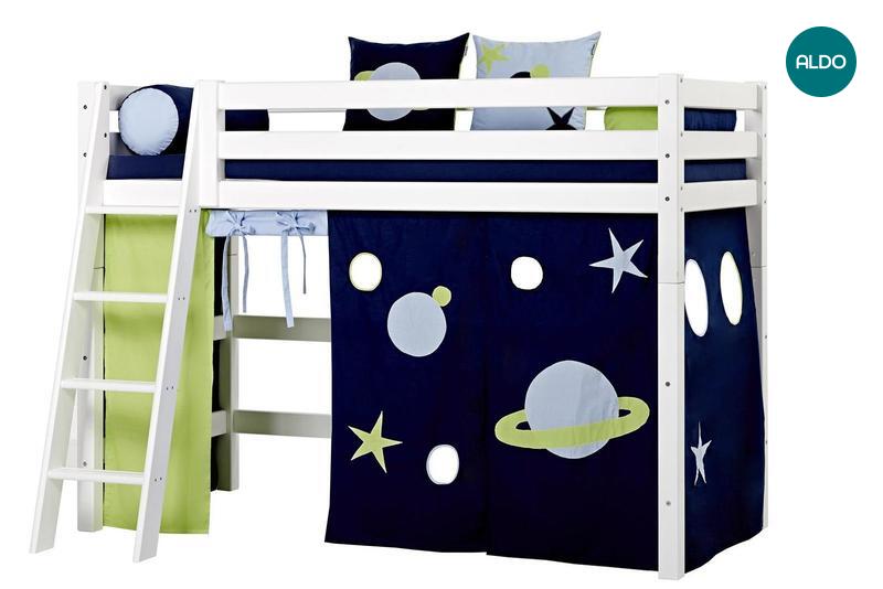 Dziecięce piętrowe łóżko Space XXL-A7-1