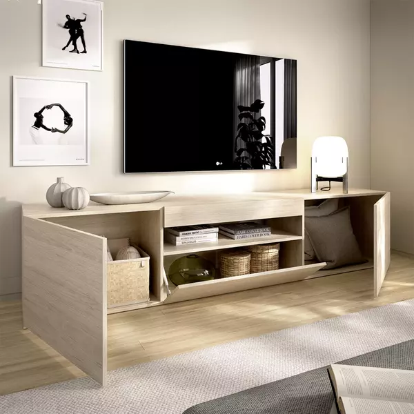 Stolik pod telewizor dąb Malmo