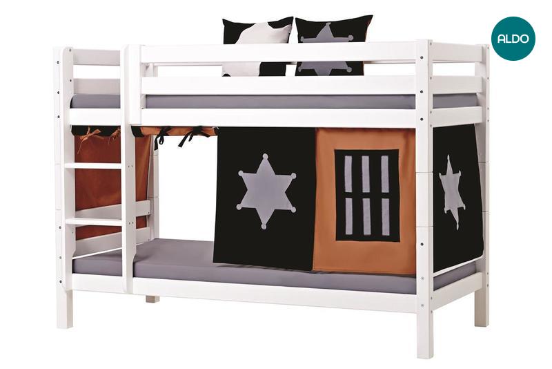 Łóżko piętrowe z litego drewna Cowboy-XXL-A19-1