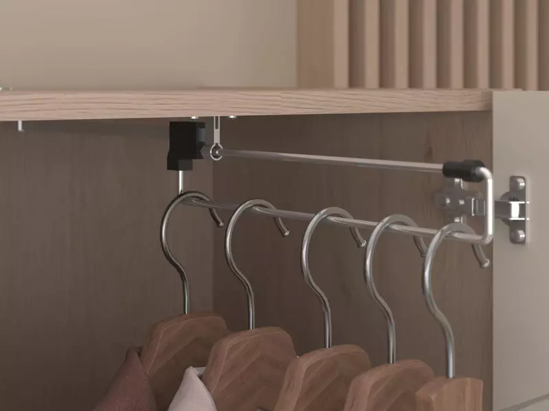 Łóżko z nadstawką, podnoszona kratka Bridge cashmere