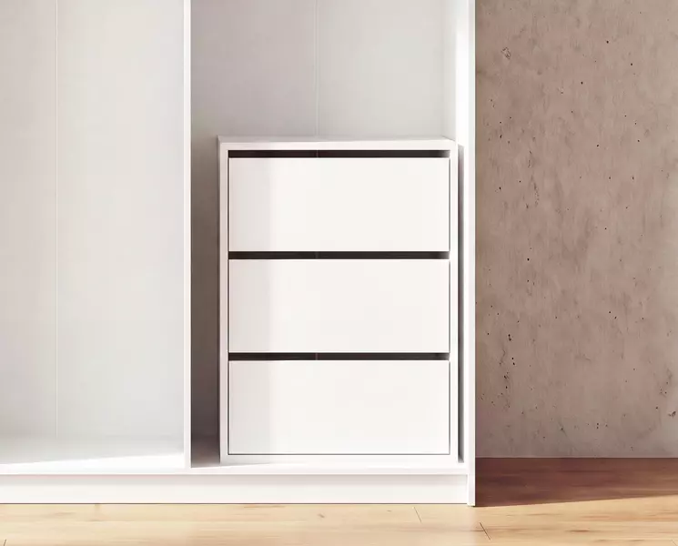 Szafa z drzwiami przesuwnymi 120 cm dąb / biel Barcelo II