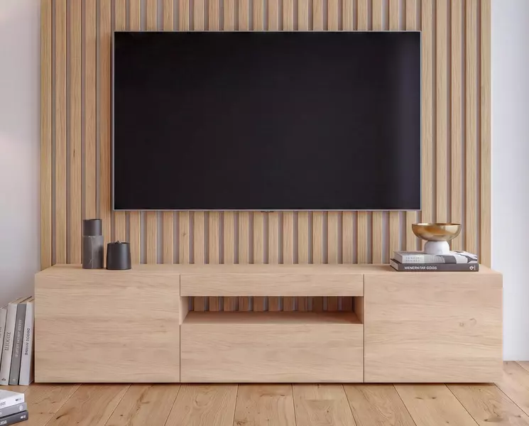Stolik pod telewizor dąb Malmo