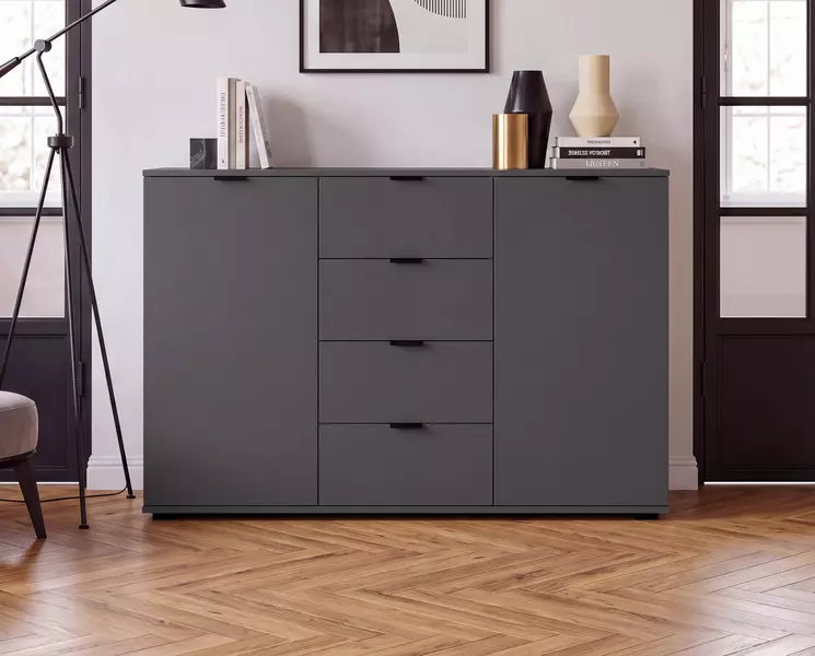 Biała komoda wielofunkcyjna Amali