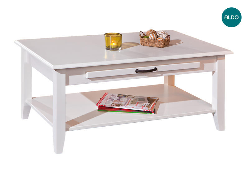 Biały stolik z litego drewna Cassala 7.1-20901610