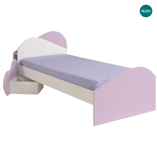 Łóżko dziecięce dla dziewcząt Mila 2510LI29-ENVI