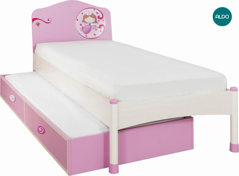 Łóżko dziecięce z dostawką Princess