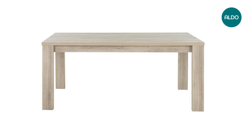 Designerski stół rozkładany do jadalni Aston oak, white II